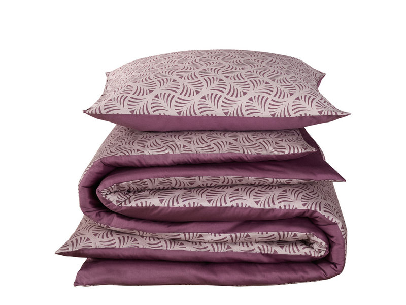 De Witte Lietaer Duvet cover Cotton Satin Flow - Single - 140 x 200/220 cm - Purple