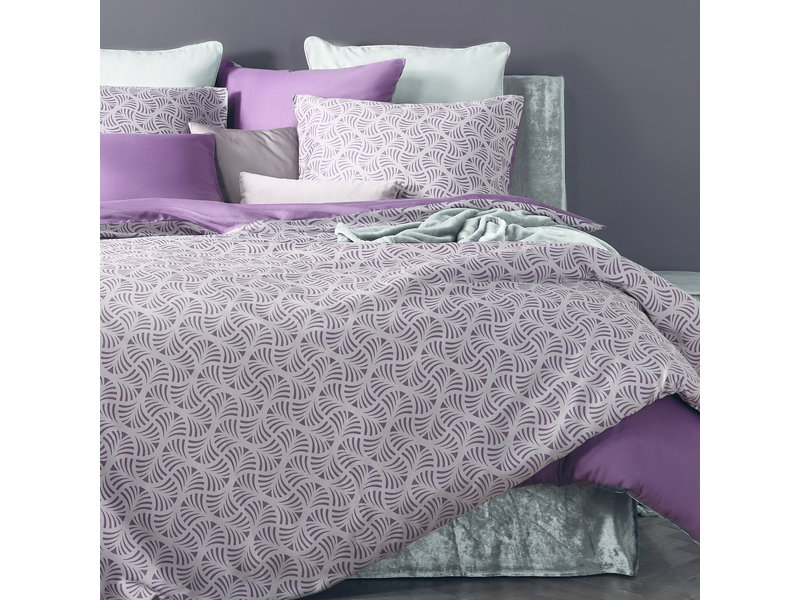 De Witte Lietaer Bettbezug Cotton Satin Flow - Lits Jumeaux - 240 x 220 cm - Lila