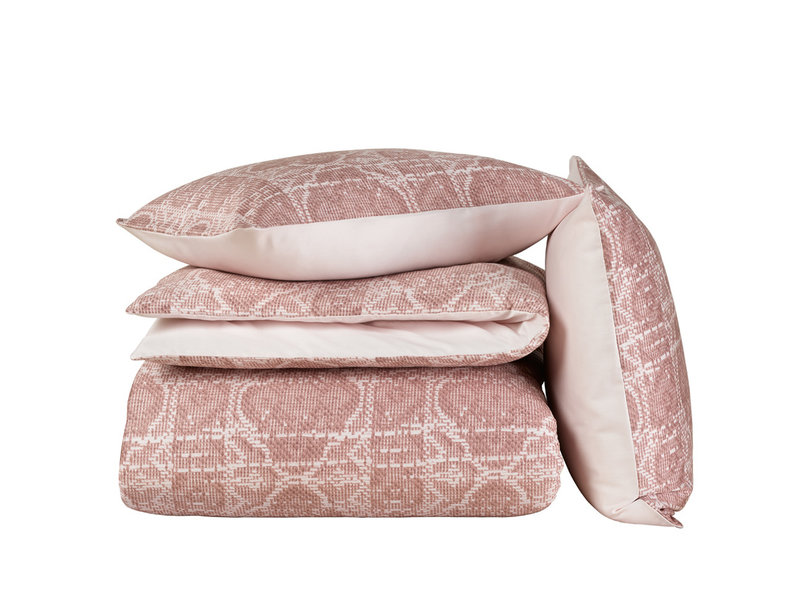 De Witte Lietaer Housse de couette Coton Satin Crayon - Taille de l'hôtel - 260 x 240 cm - Rose