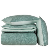 De Witte Lietaer Housse de couette Cravate Satin de Coton - Lits Jumeaux - 240 x 220 cm - Vert