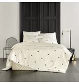 De Witte Lietaer Duvet cover Cotton Satin Butterflies - Double - 200 x 200/220 cm - White