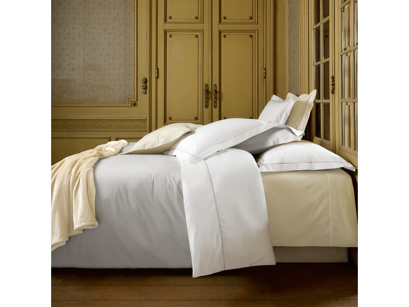 De Witte Lietaer Bettbezug Cotton Perkal Bumblebee - Doppel - 200 x 200/220 cm - Silber
