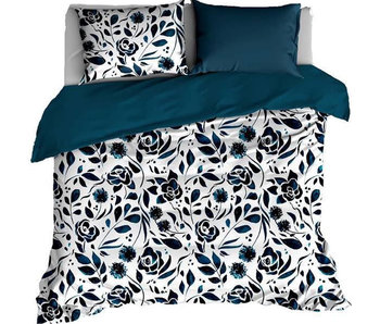 De Witte Lietaer Duvet cover Cotton Satin Meadow Indigo 260 x 240 cm