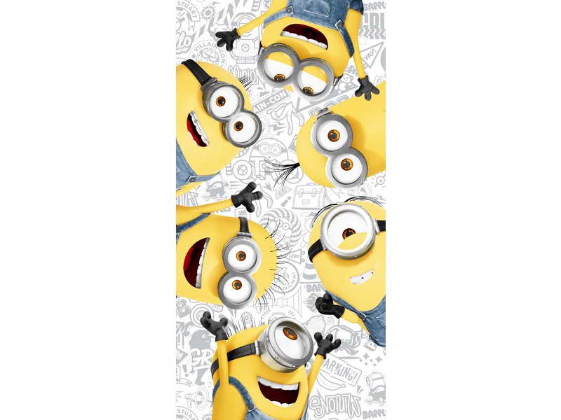 Minions 2 Strandtuch Freunde - 70 x 140 cm - Multi