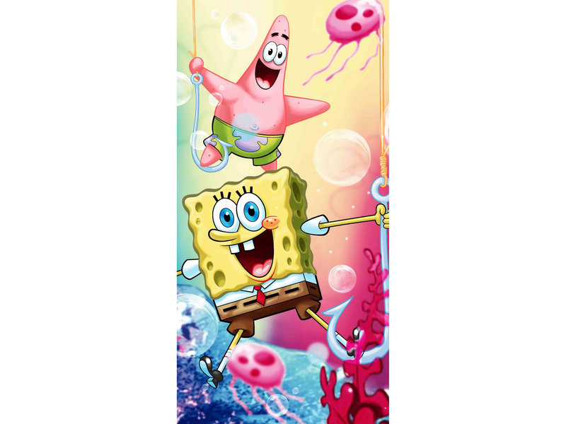 SpongeBob Beach towel Friends - 70 x 140 cm - Multi