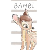 Disney Bambi Strandtuchstreifen - 70 x 140 cm - Weiß