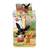 Bing Bunny Housse de couette bébé Playtime - 100 x 135 cm - Multi