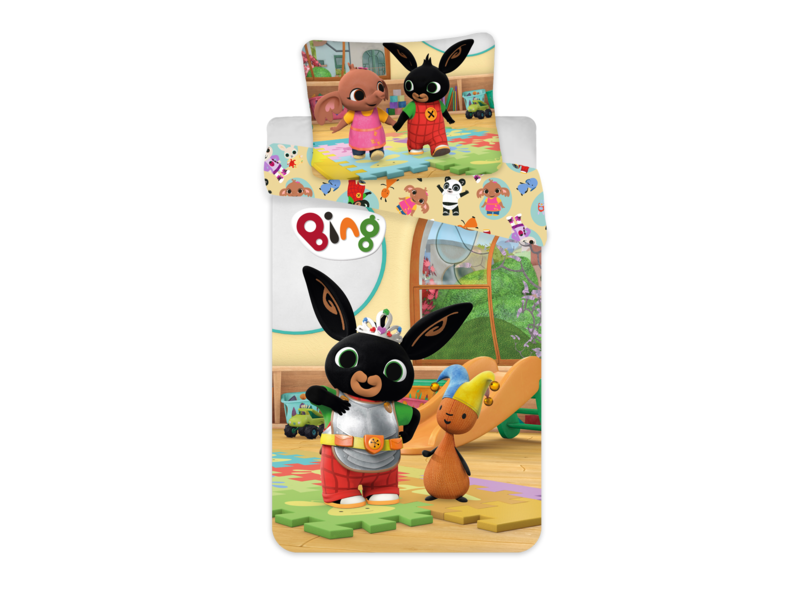 Bing Bunny Baby Duvet Cover Playtime - 100 x 135 cm - Multi