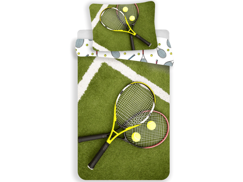 Tennis Housse de couette Field - Simple - 140 x 200 cm - Vert