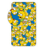 The Simpsons Drap housse Faces - Simple - 90 x 200 cm - Multi