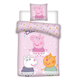 Peppa Pig Dekbedovertrek Friends - Eenpersoons - 140  x 200 cm - Katoen