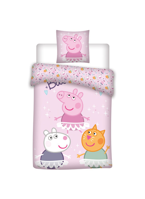 Peppa Pig Dekbedovertrek Friends 140 x 200