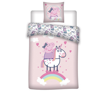 Peppa Pig Duvet cover Unicorn 140 x 200