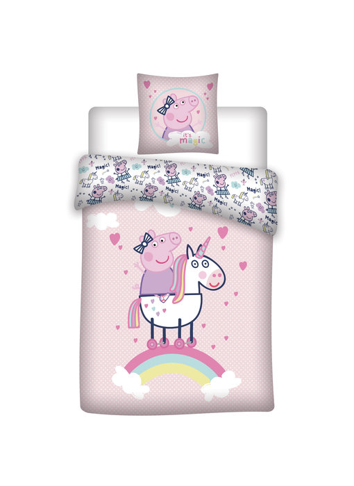 Peppa Pig Duvet cover Unicorn 140 x 200