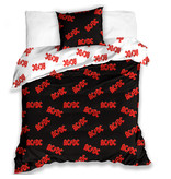 ACDC Housse de couette Logo - Simple - 140 x 200 cm - Coton