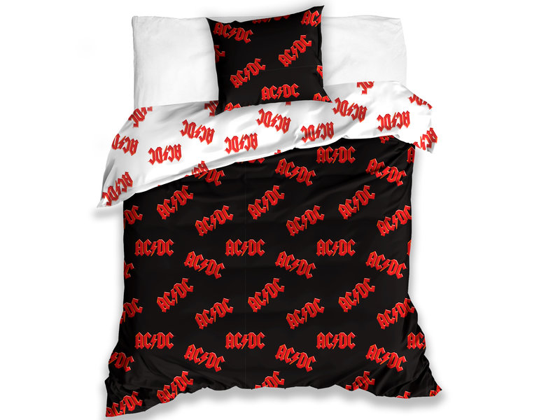 ACDC Housse de couette Logo - Simple - 140 x 200 cm - Coton