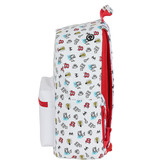 Monopoly Backpack Free Parking - 41 x 31 x 16 cm - White