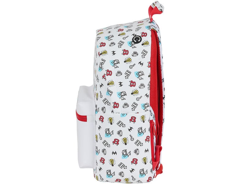 Monopoly Backpack Free Parking - 41 x 31 x 16 cm - White