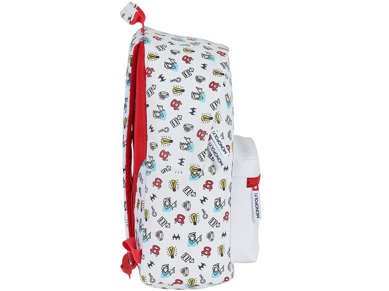 Monopoly Backpack Free Parking - 41 x 31 x 16 cm - White