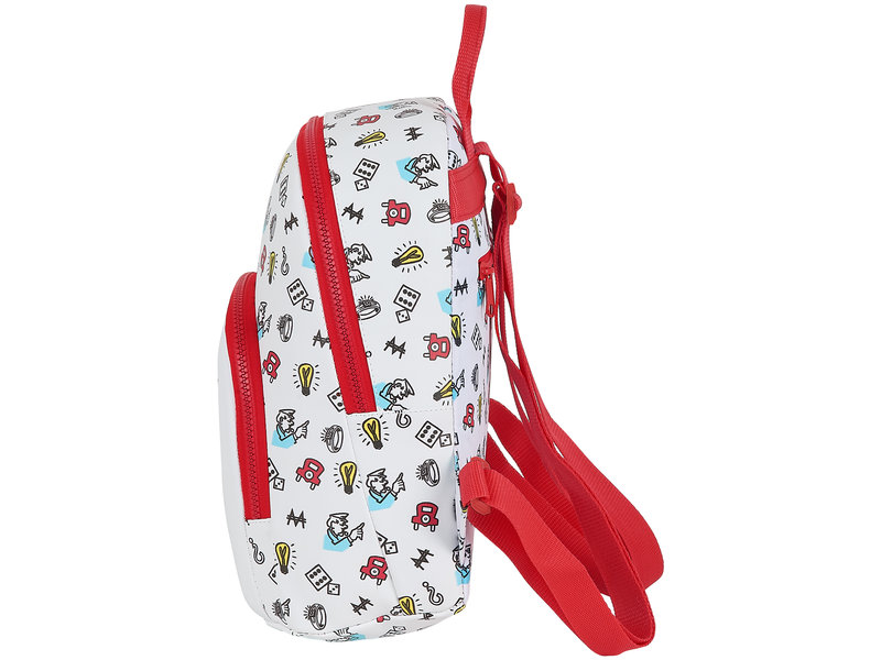 Monopoly Kleinkinderrucksack Go - 30 x 25 x 13 cm - Weiß