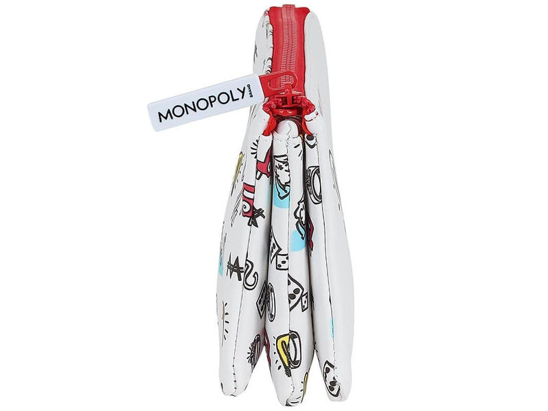 Monopoly Pencil Case Genius - 22 x 12 x 3 cm - White