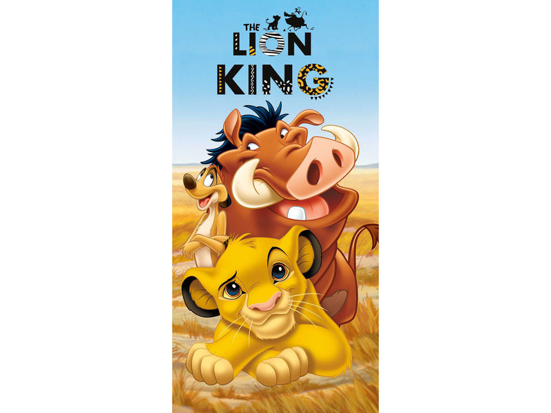 Disney The Lion King Strandtuch Timon & Pumbaa - 70 x 140 cm - Baumwolle