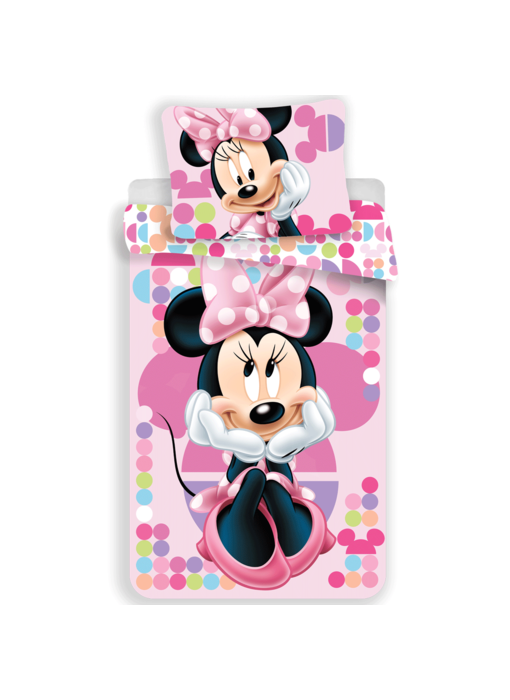 Disney Minnie Mouse housse de couette 140 x 200 cm 70 x 90 cm Polyester
