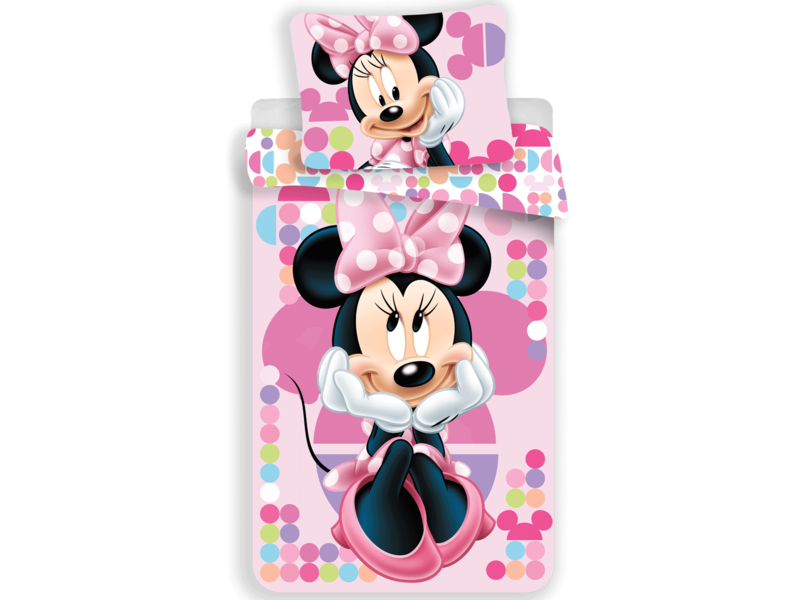 Disney Minnie Mouse duvet cover - Single - 140 x 200 cm - Polyester