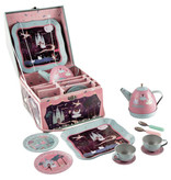 Floss & Rock Pewter tea service / music box - 10-piece - Multi