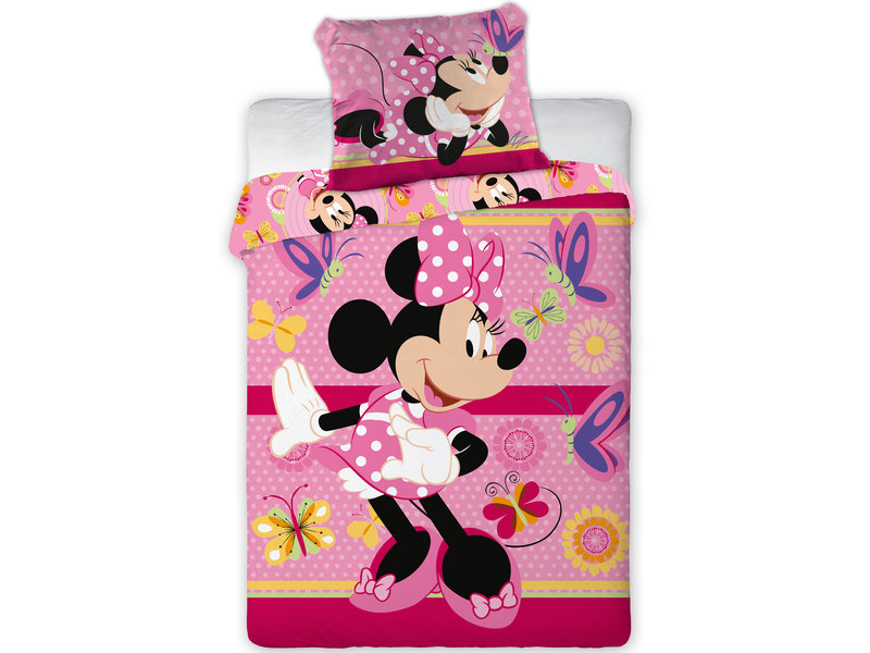 Housse De Couette Disney Minnie Mouse Butterflies Baby Simbashop Nl