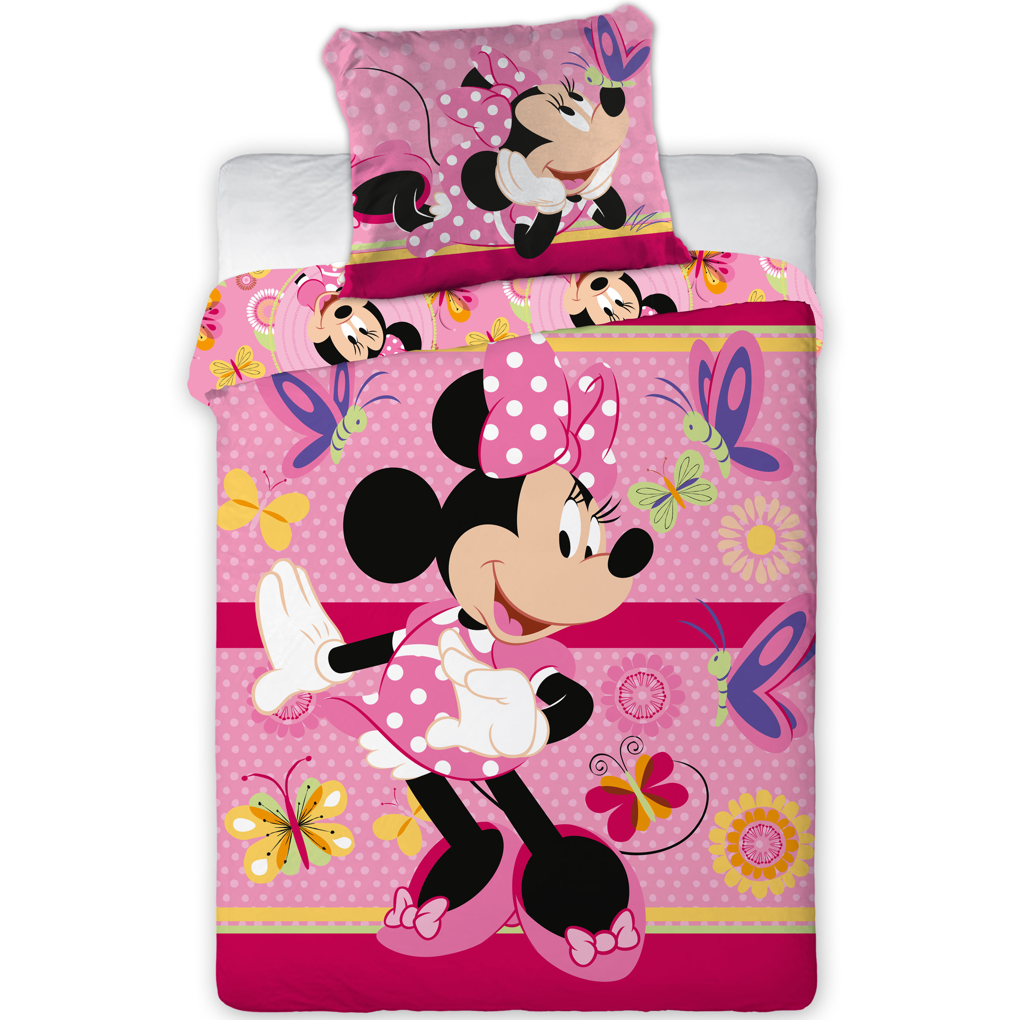 Housse De Couette Disney Minnie Mouse Butterflies Baby Simbashop Nl