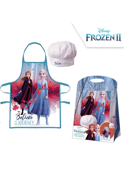 Disney Frozen Apron and Chef's Hat Journey 4-8 Years