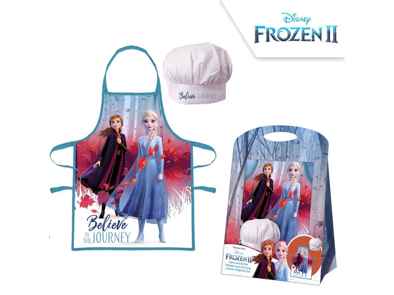 Disney Frozen Voyage tablier et chapeau de chef - 4-8 ans