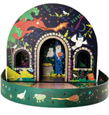 Floss & Rock Boîte de jeu magicien - 18 x 21 x 7,5 cm - 10 pièces - Bois