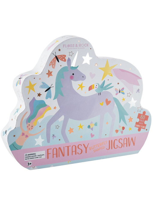 Floss & Rock Puzzle Licorne - 80 pièces