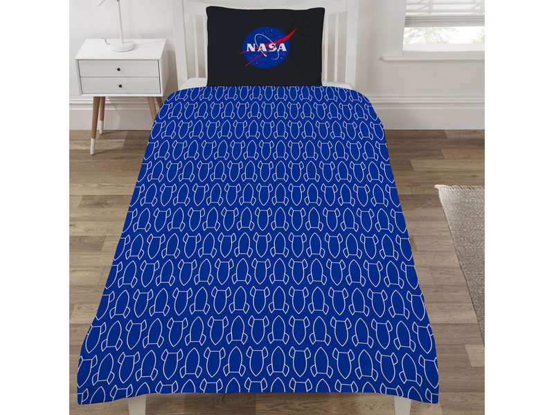 NASA Dekbedovertrek Mission Patches - Eenpersoons - 135 x 200 cm - Poly-cotton