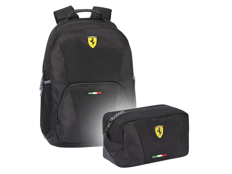 ferrari backpack black