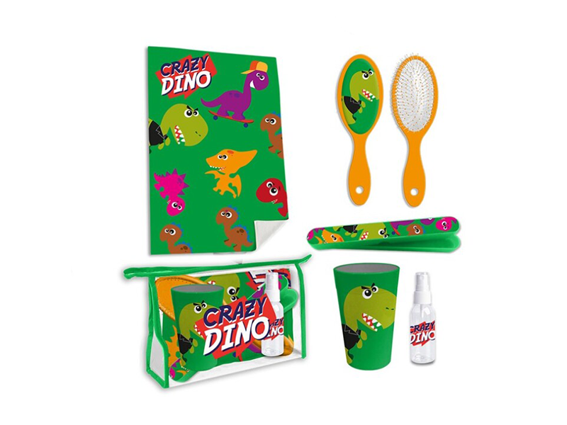 Dinosaurus Toilet Reisset Crazy Dino - 6 st. - Groen