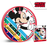 Disney Mickey Mouse Horloge murale Stripes - ø 24 cm
