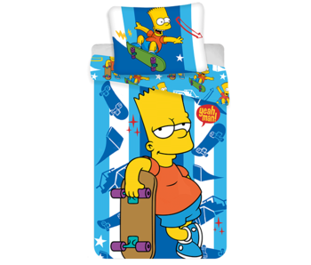 The Simpsons Dekbedovertrek Bart Skater 140 x 200