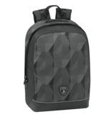 Lamborghini Backpack Black - 40 x 35 x 15 cm - Polyester