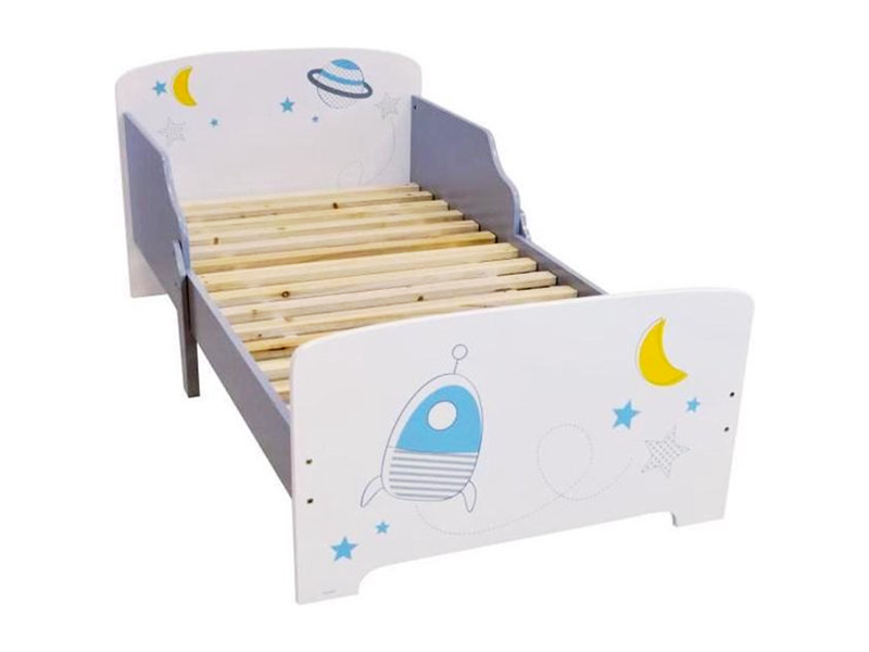 Space Lit enfant Moon - 70 x 140 cm - Sommier à lattes inclus