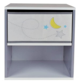 Space Bedside table Moon - 36 x 33 x 30 cm - MDF