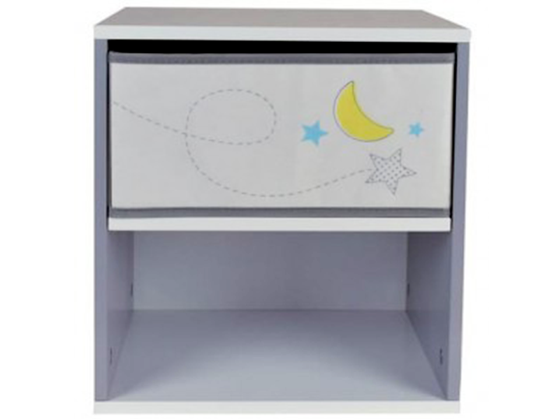 Space Table de chevet Moon - 36 x 33 x 30 cm - MDF