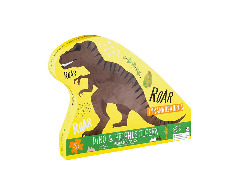 Floss & Rock Dinosaurus Puzzel 40 st. - 60 x 41 cm