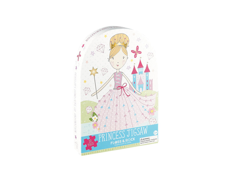 Floss & Rock Prinzessin Puzzle 20 Stk. - 38 x 33 cm