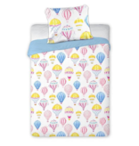 Bugs & Hugs BABY Duvet cover Hot air balloon - 100 x 135 cm - Cotton