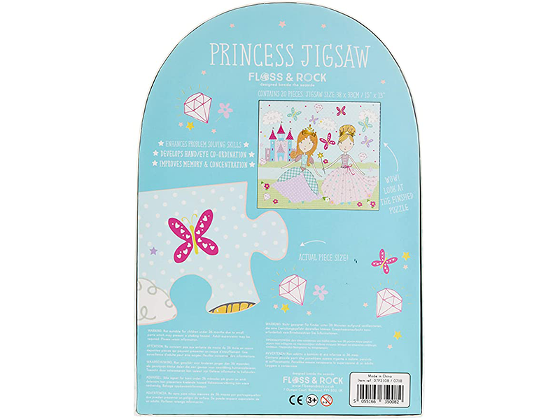 Floss & Rock Prinzessin Puzzle 20 Stk. - 38 x 33 cm