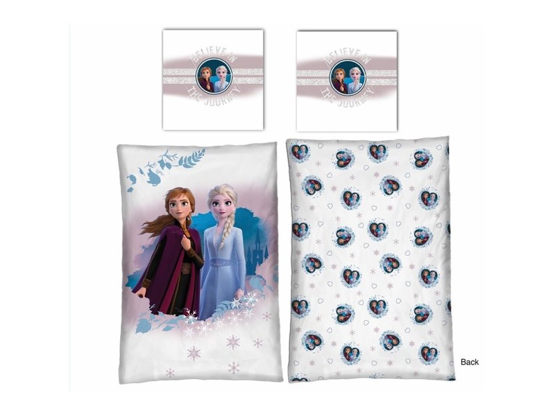 Disney Frozen Dekbedovertrek Forest - Eenpersoons - 140  x 200 cm - Polyester