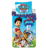 PAW Patrol Airport Dekbedovertrek - 140 x 200 cm - Katoen